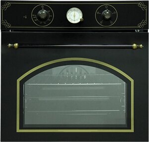 Встраиваемый духовой шкаф Hausler B66-SGF3 AT Black RUSTIK