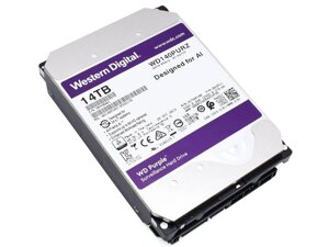 Жесткий диск для видеонаблюдения HDD 14Tb Western Digital Purple WD140PURZ SATA 6Gb/s 512Mb 3,5" 7200rpm