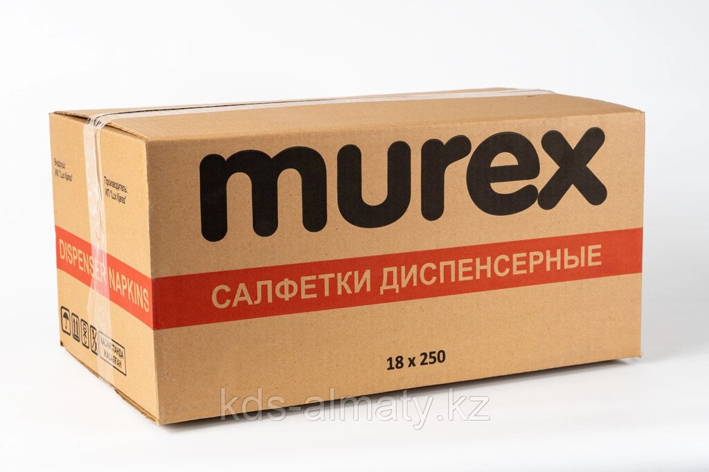 Диспенсер майлықтары MUREX, 250 парақтан тұратын 18 қаптама (люкс) от компании КДС Алматы - фото 1