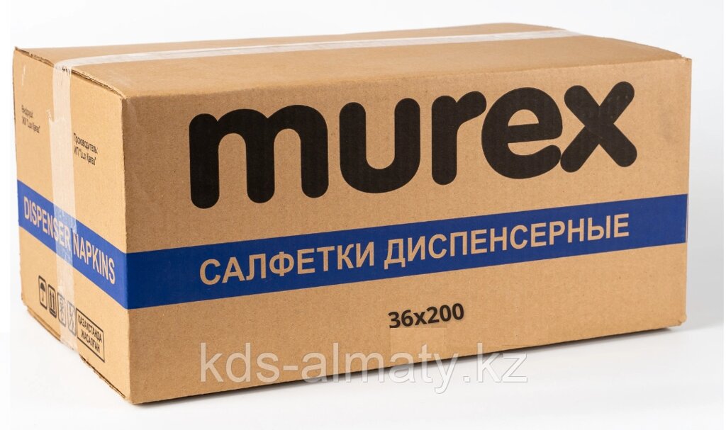 Диспенсер салфеткалары MUREX, 200 парақтан тұратын 36 қаптама от компании КДС Алматы - фото 1