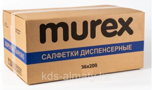 Диспенсер салфеткалары MUREX, 200 парақтан тұратын 36 қаптама