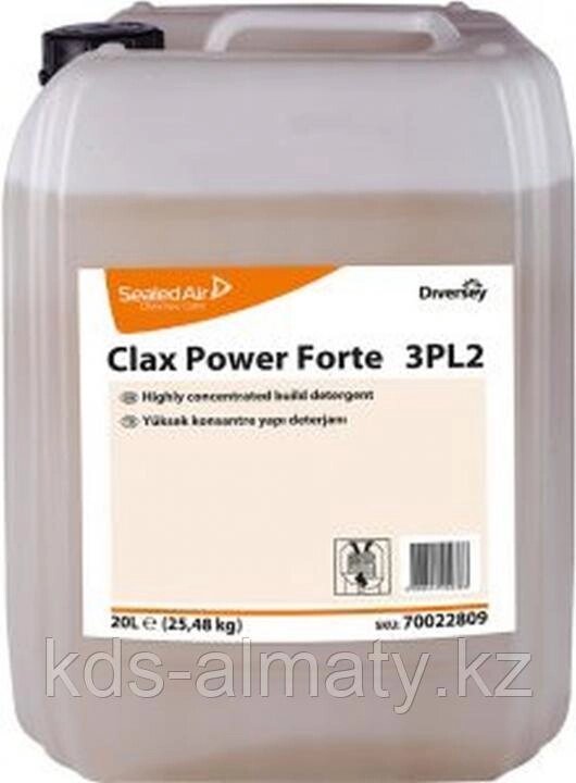 Diversey CLAX Power forte 3PL2 201 (25,48kg) - жидкий стиральный порошок от компании КДС Алматы - фото 1