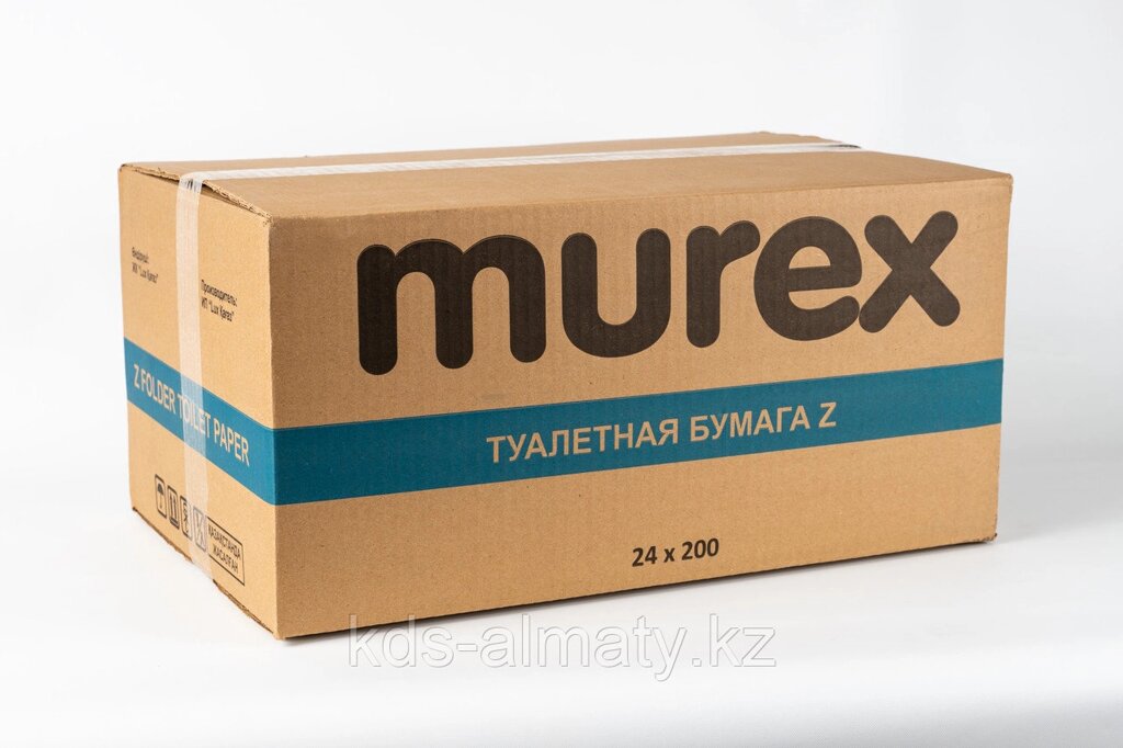 MUREX Z бүктелген дәретхана қағазы (парақ дәретхана қағазы), 200 парақ от компании КДС Алматы - фото 1