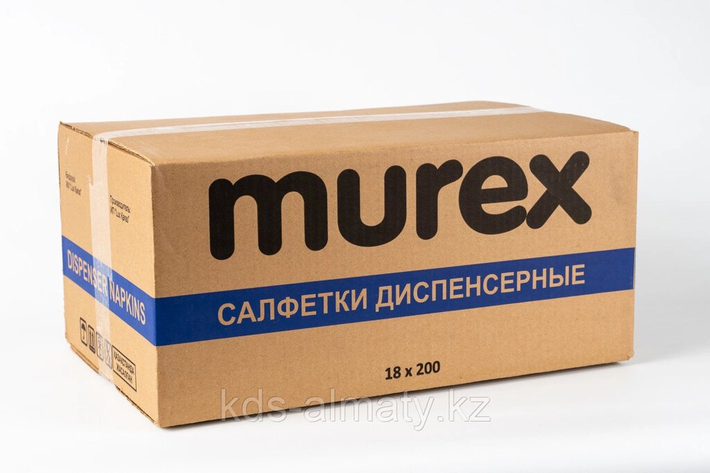 Салфетки диспенсерные MUREX, 18 пачек по 200 листов от компании КДС Алматы - фото 1