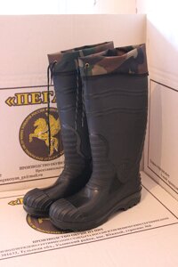 Сапоги резиновые с чулком мужские