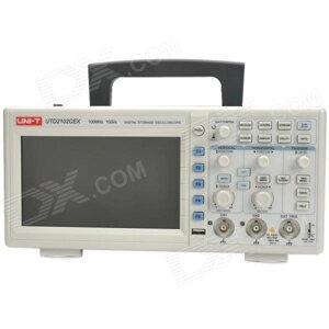 Цифровой 7" TFT LCD 2-канальный осциллограф - белый + серый