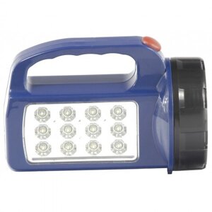 Фонарь поисковый, 1 W + 12LED, 3 х аа. STERN