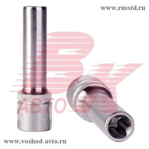 Головка E14 внешний TORX 1/2"DR длинная FORCE