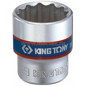 Головка торцевая стандартная двенадцатигранная 3/8", 14 мм KING TONY