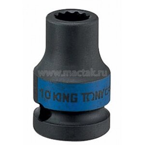 Головка торцевая ударная двенадцатигранная 1/2", 19 мм KING TONY