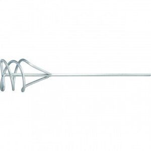 Миксер из оцинкованной стали, D 60 мм, L 400 мм, для красок и штукатурных смесей СИБРТЕХ