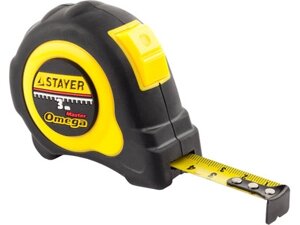 Рулетка TopTape Stayer Standard (обрезиненный корпус, 10х25мм)