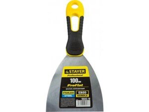 Шпатель Stayer Professional 10045-10 (нержавеющее профилированное полотно, 100 мм)