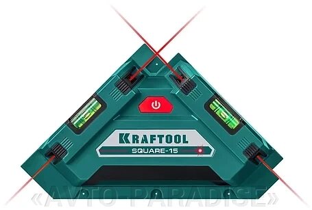 Угольник для кафеля, KRAFTOOL, лазерный SQUARE-15 (34705)