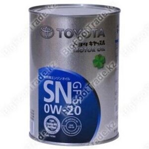 Моторное масло toyota 0W20 SN, 1 л