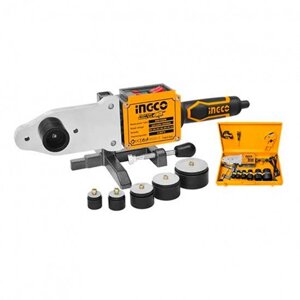INGCO Аппарат для сварки пластиковых труб 800-1500Вт/терморегулятор 0-300°C/насадки в комплекте 20, 25, 32, 40, 50,
