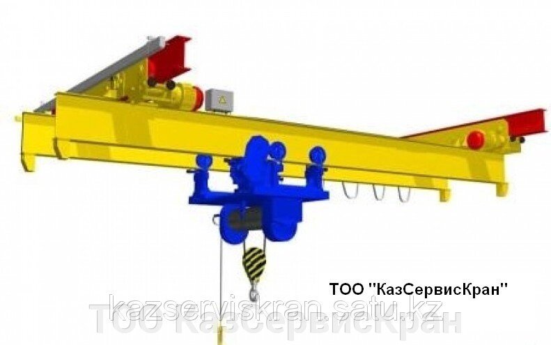 Кран мостовой однобалочный подвесной г/п 1т электрический от компании ТОО КазСервисКран - фото 1