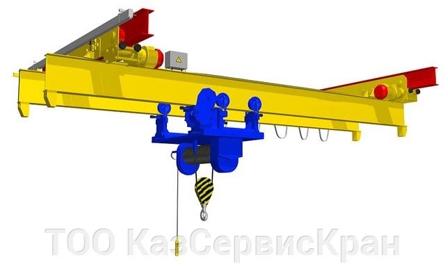 Кран мостовой однобалочный подвесной от компании ТОО КазСервисКран - фото 1