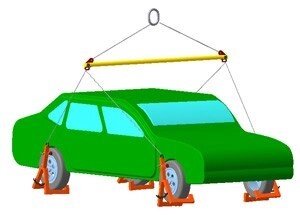 Траверса для эвакуаторов (подъем автомобилей)