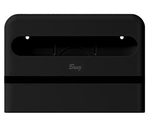 Диспенсер для гигиенических настилов на сиденье унитаза Breez S-6501 серия Elegance (чёрный Soft touch)