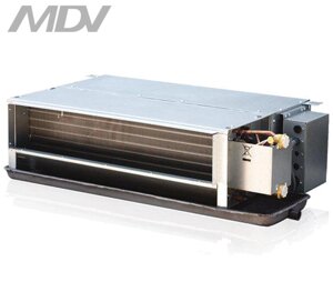 Канальные фанкойлы MDV: MDKT2-300 G30 (2.7 кВт / 30 Pa) двухрядный теплообменник