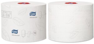 Tork туалетная бумага Mid-size в миди рулонах 127530