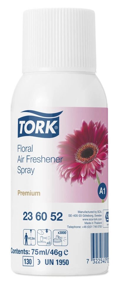 Tork аэрозольный освежитель воздуха, цветочный аромат 236052 от компании Everest climate - фото 1