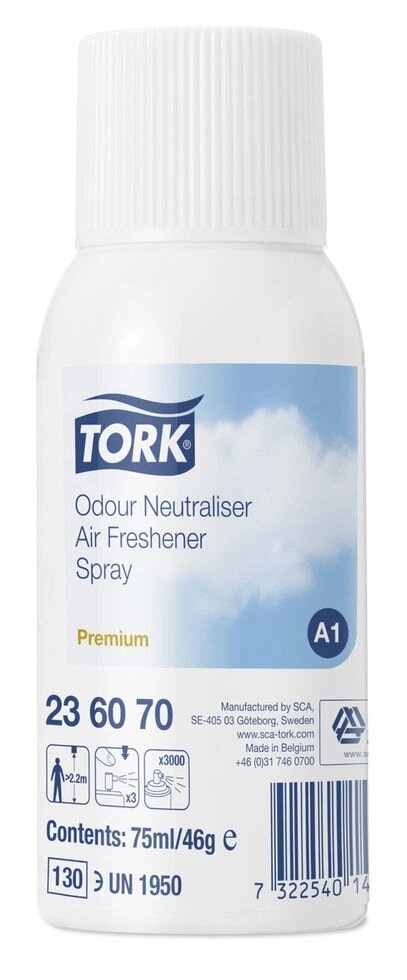Tork аэрозольный освежитель воздуха, нейтрализатор запахов от компании Everest climate - фото 1