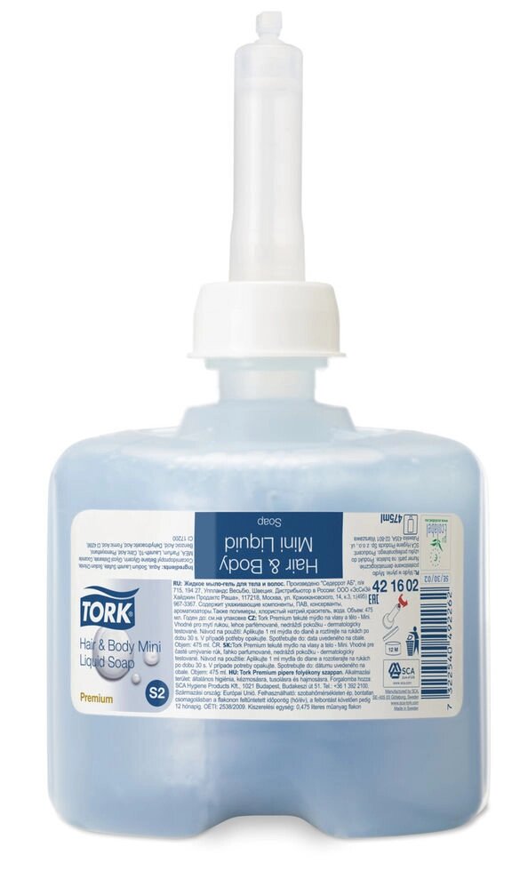 Tork  Premium жидкое мыло мини для тела и волос 420602 от компании Everest climate - фото 1