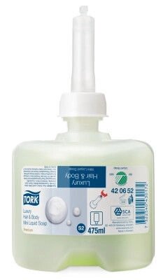 Tork жидкое мыло-шампунь люкс для тела и волос Мини 420652 от компании Everest climate - фото 1