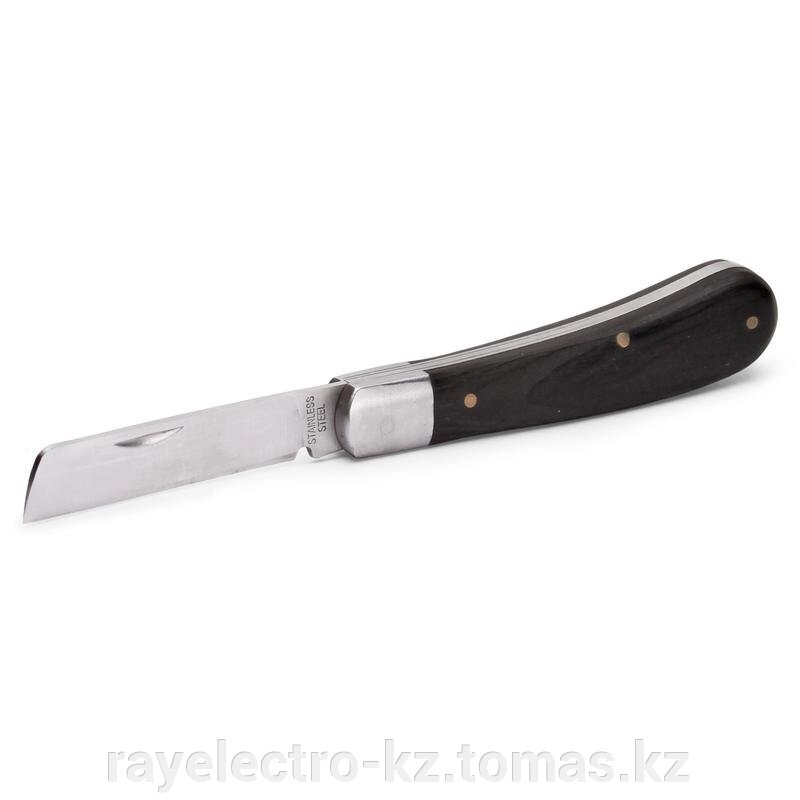Нож монтерский малый складной с прямым лезвием КВТ НМ-04 - заказать