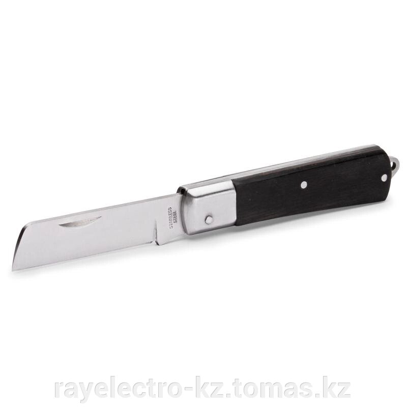 Нож монтерский складной с прямым лезвием — НМ-01 КВТ НМ-01 - акции
