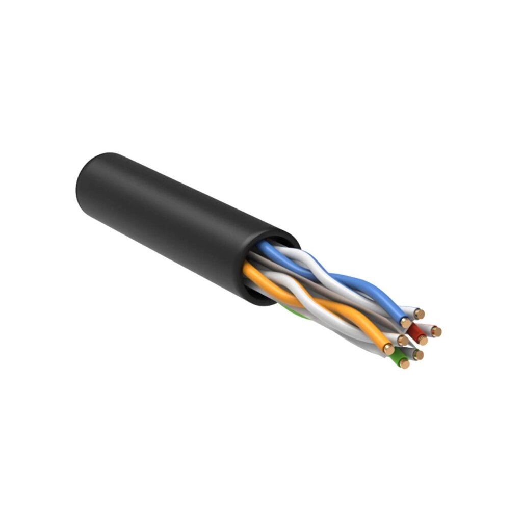 Кабель сетевой COMTEQ FTP cat 6. 4*2*0,574mm ПВП 305м/упак для внеш прокл от компании Альянс - фото 1