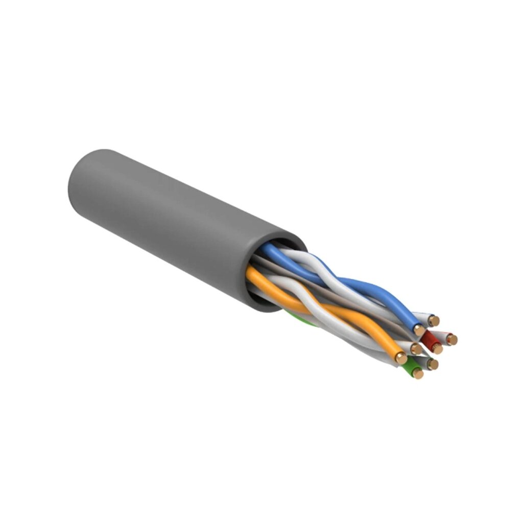 Кабель сетевой COMTEQ UTP cat 5e. 4*2*0,50mm LSZH 305м/упак для внутр прокл от компании Альянс - фото 1