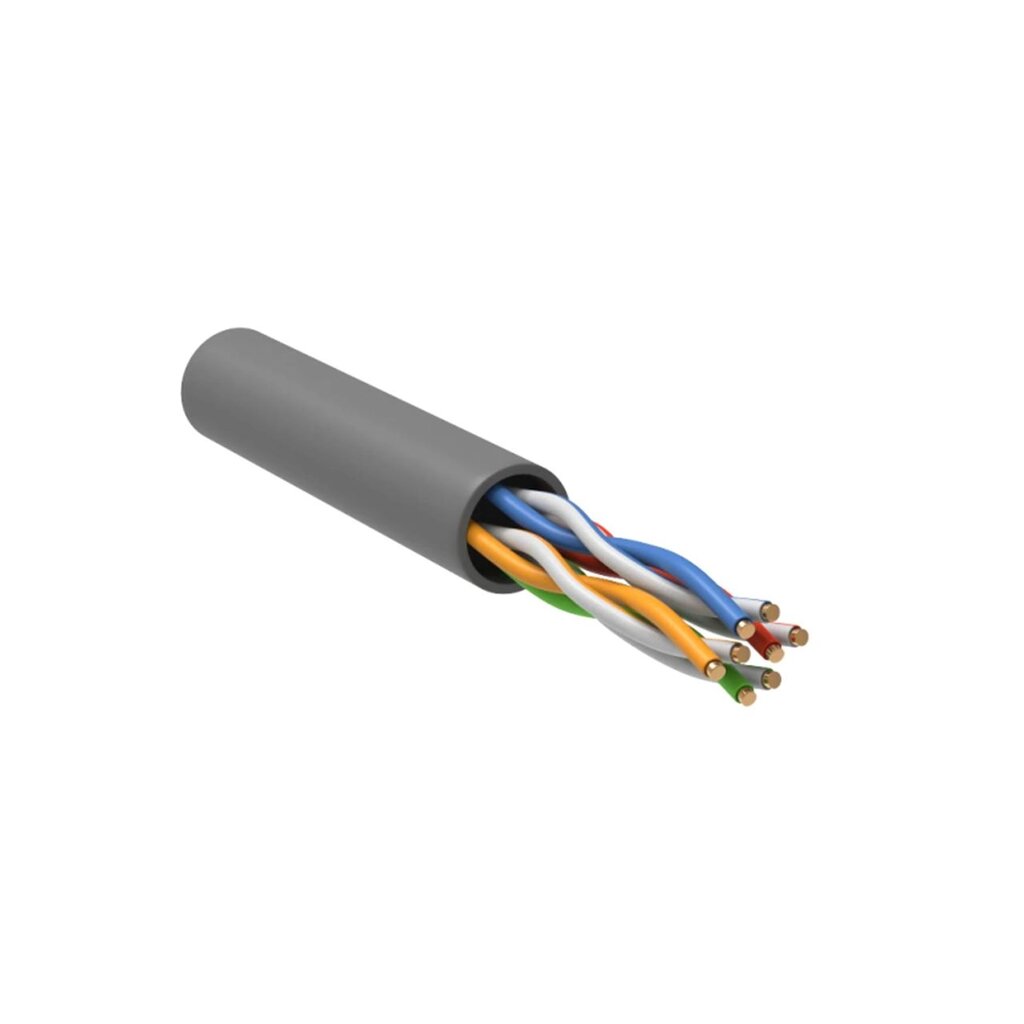 Кабель сетевой COMTEQ UTP ССА cat 5e. 4*2*0,50mm ПВХ 305м/упак для внутр прокл от компании Альянс - фото 1