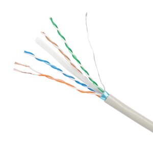 Кабель сетевой OK-WIRE FTP cat 6 ПВХ, CCU, 305м/упак для внутр прокл