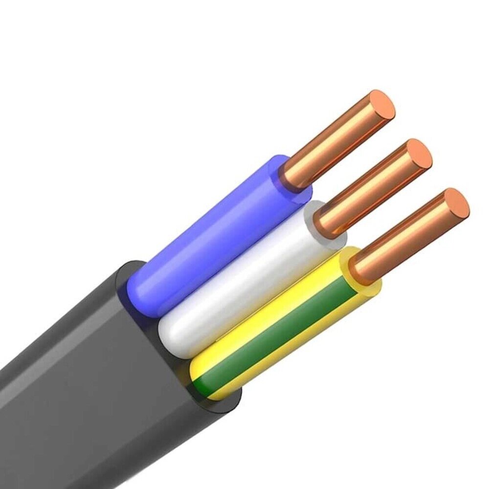 Кабель ВВГ-Пнг (А) 3Х2.5ок (N, РЕ)-0,66 (ГОСТ) барабан от компании Альянс - фото 1