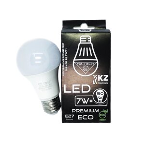 Лампа светодиодная серии PREMIUM 7W цоколь Е27 - 4100К-Натуральный белый свет