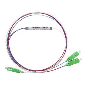 Оптический сплиттер ОК PLC 1х2, SC/APC -1 м