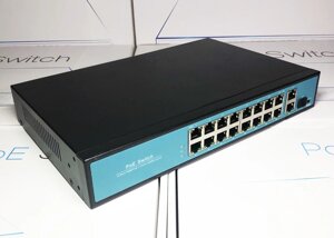 Неуправляемый POE коммутатор OK-6218GE-SFP