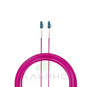 Патчкорд LC/UPC-LC/UPC 2мм MM 50/125 OM4 Simplex - 1 м