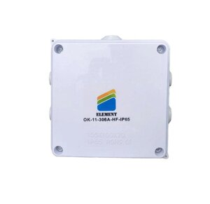Коробка распределительная для открытого монтажа ELEMENT ОК-11-306А-HF-IP65