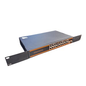 Неуправляемый POE коммутатор OK-6218GE-SFP