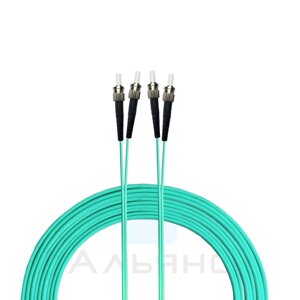 Патчкорд ST/UPC-ST/UPC 2мм MM 50/125 OM3 Duplex - 1 м