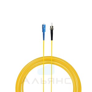 Патчкорд ST/UPC-SC/UPC 2мм SM 9/125 Simplex - 1 м