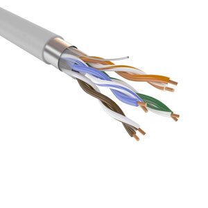 Кабель сетевой COMTEQ FTP cat 5e. 4*2*0,51mm ПВХ 305м/упак для внутр прокл