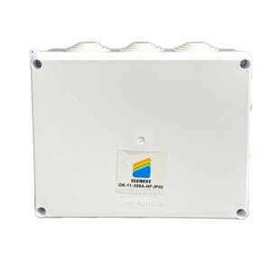 Коробка распределительная для открытого монтажа ELEMENT ОК-11-308А-HF-IP65