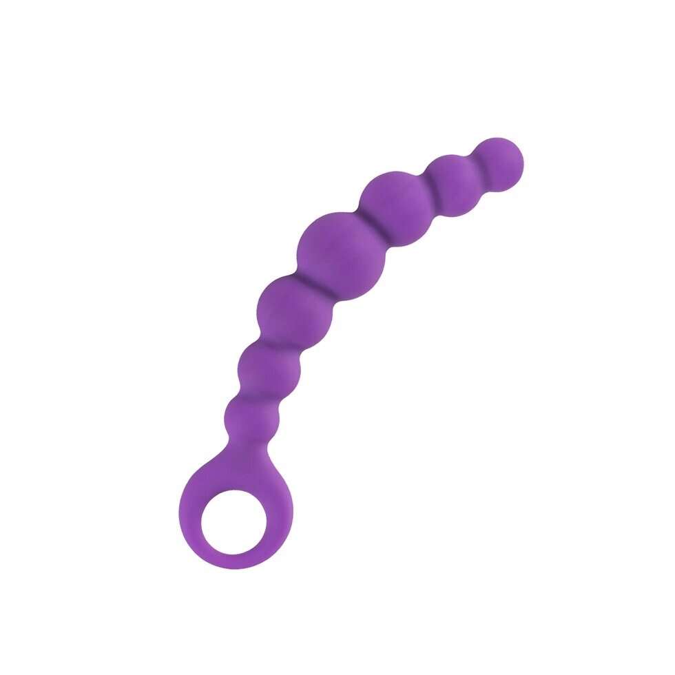 Анальная цепочка Bubble фиолетовая от Alive от компании Секс шоп "More Amore" - фото 1