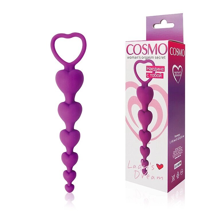 Анальная цепочка, фиолетовая (14,5 см) от компании Секс шоп "More Amore" - фото 1