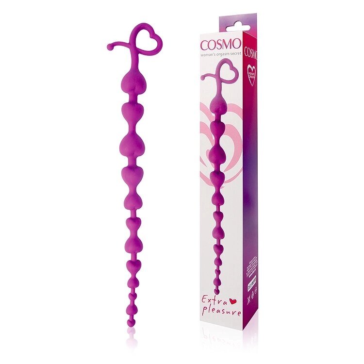 Анальная цепочка, фиолетовая (28 см) от компании Секс шоп "More Amore" - фото 1